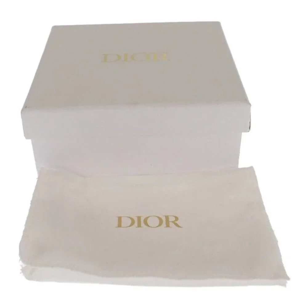 Christian Dior Saddle Compact Wallet S5653 Cceh Trifold Wallet Goatskin Lavender